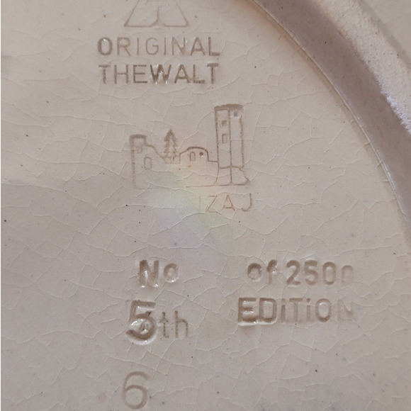 Vintage Christmas Western Germany Weihnachten Salt Glaze 1982 Wall Décor Plate - Picture 9 of 11